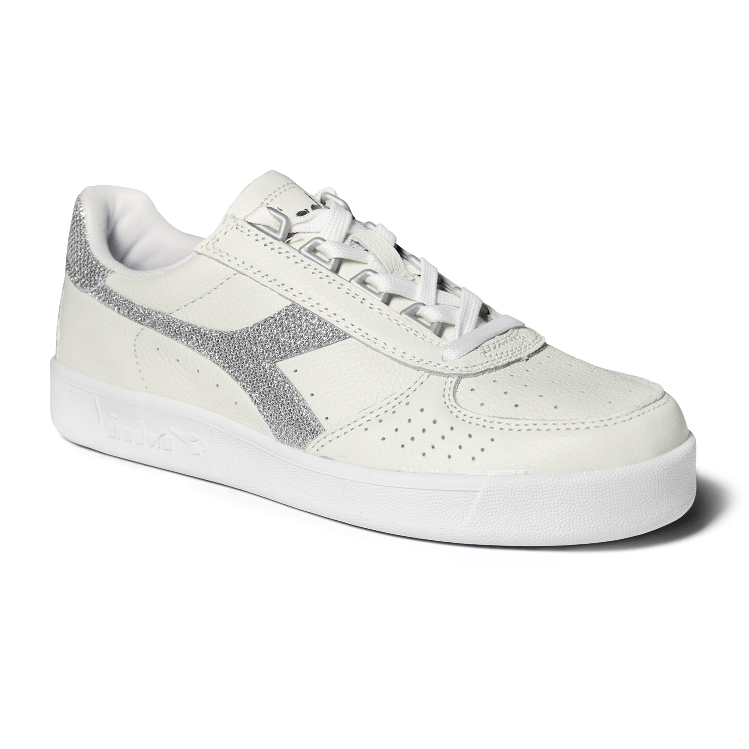 Scarpe Sneakers Donna DIADORA Modello B.Elite White Silver