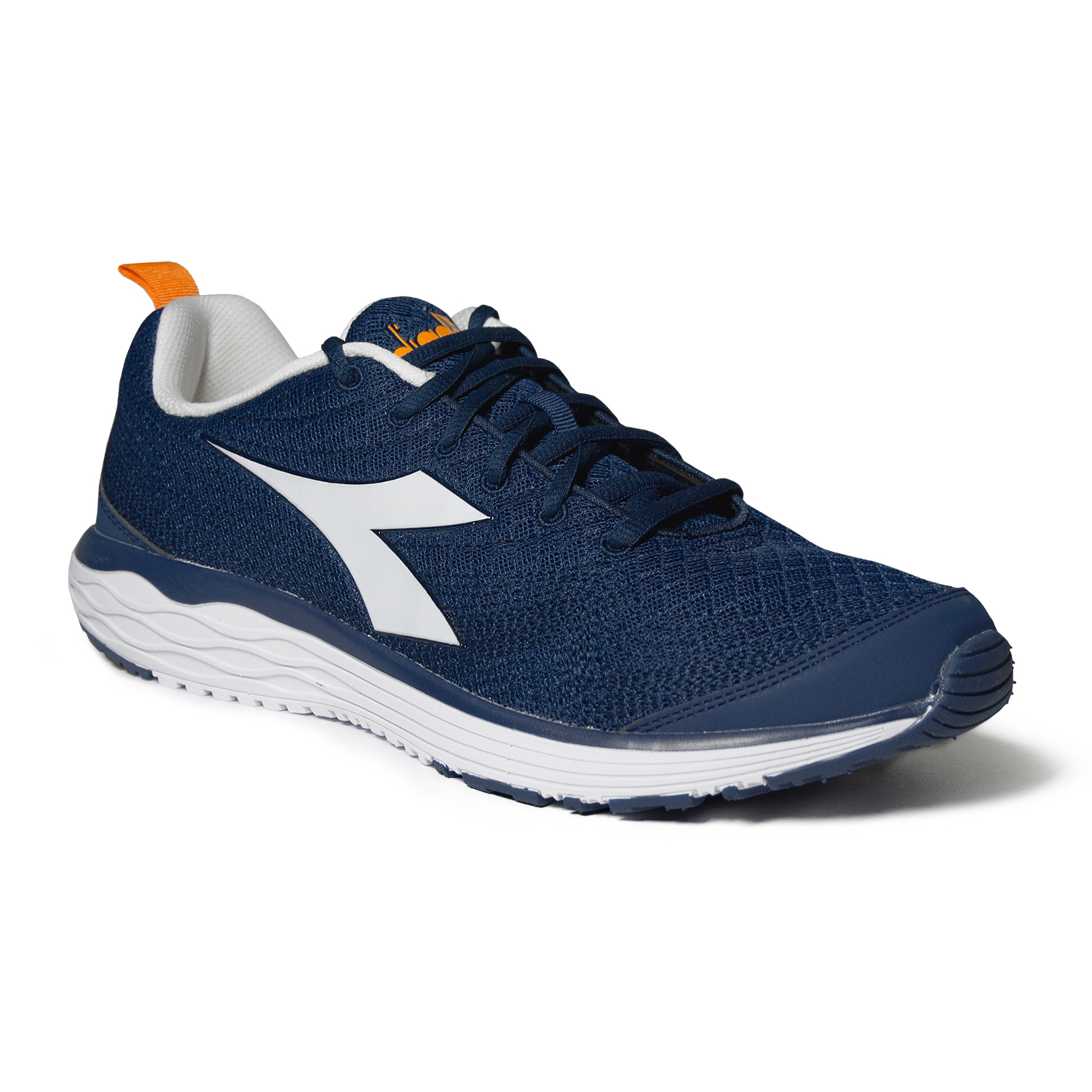 Tg.8 42 Scarpe Diadora Flamingo Running Blu navy Bianco Uomo Tg.8 42 Scarpe Diadora Flamingo Running Blu navy Bianco Uomo