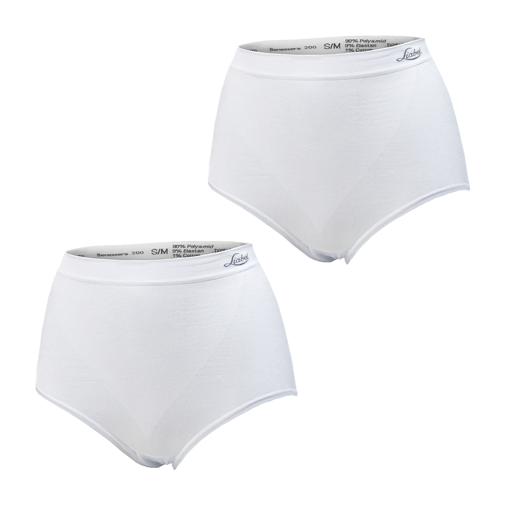 Liabel Culotte Modellante 2 Pezzi - Microfibra Seamless, Vita Alta, Effetto Pancia Piatta, Made In Italy